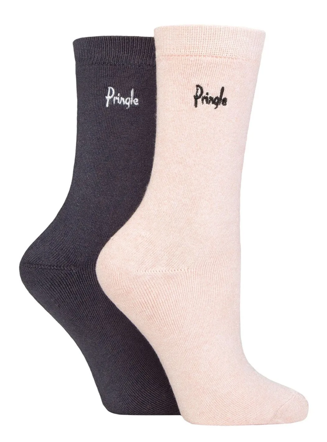 2 Pair Pringle Womens Bamboo Boot Socks