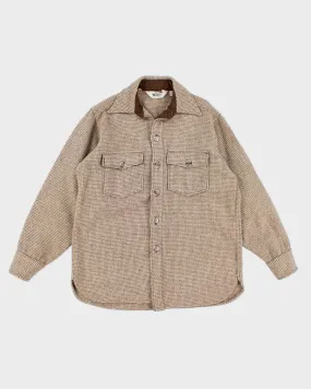 70's Vintage Men's Beige Woolrich Shirt - M