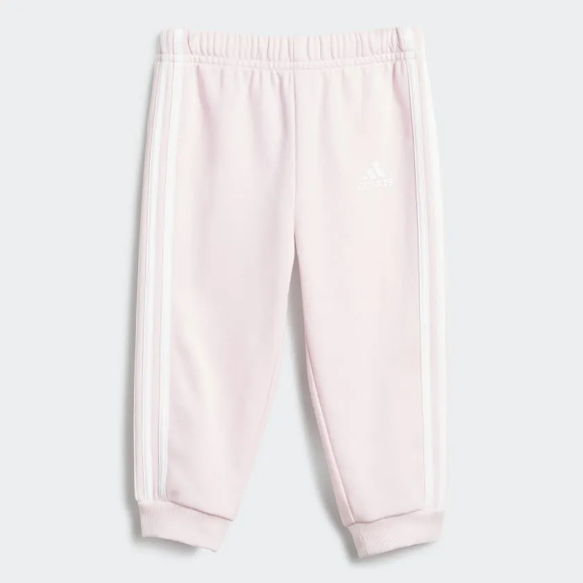 ADIDAS INFANTS BADGE OF SPORT FRENCH TERRY JOGGER SET PINK