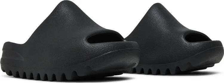 Adidas Yeezy Slides Kids 'Onyx' Sandals, Black