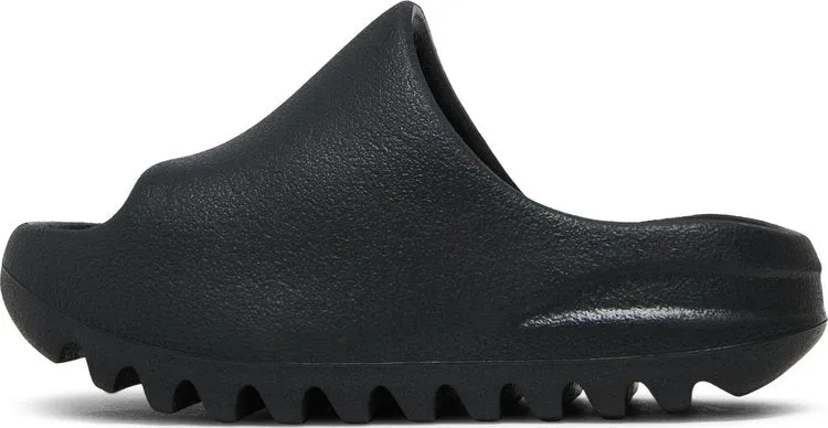 Adidas Yeezy Slides Kids 'Onyx' Sandals, Black