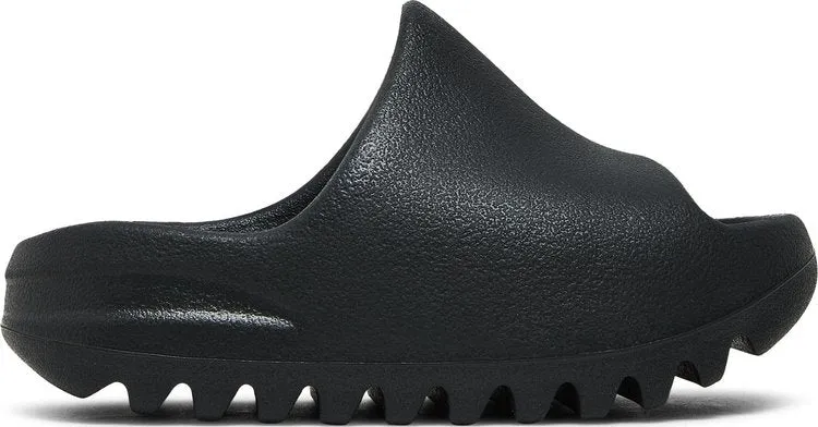 Adidas Yeezy Slides Kids 'Onyx' Sandals, Black