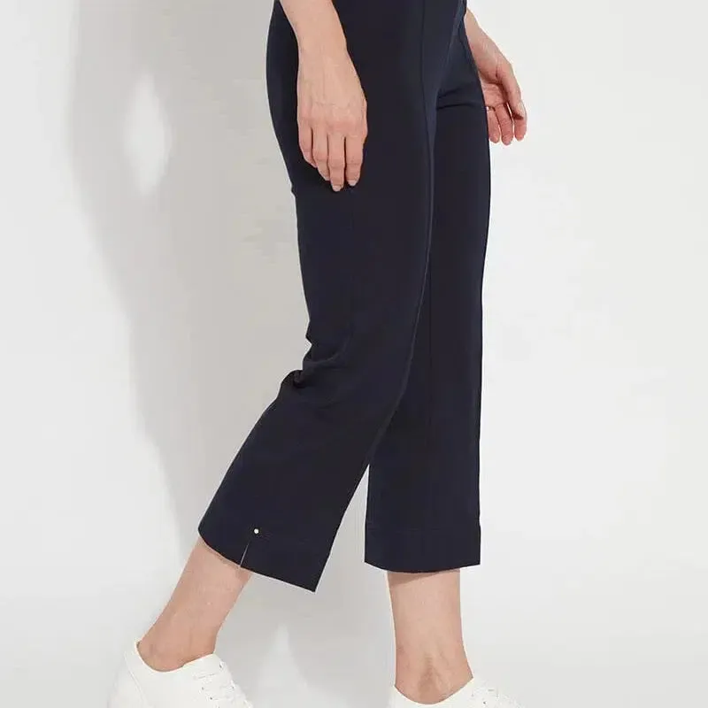 Amanda Bootcut Crop - Navy