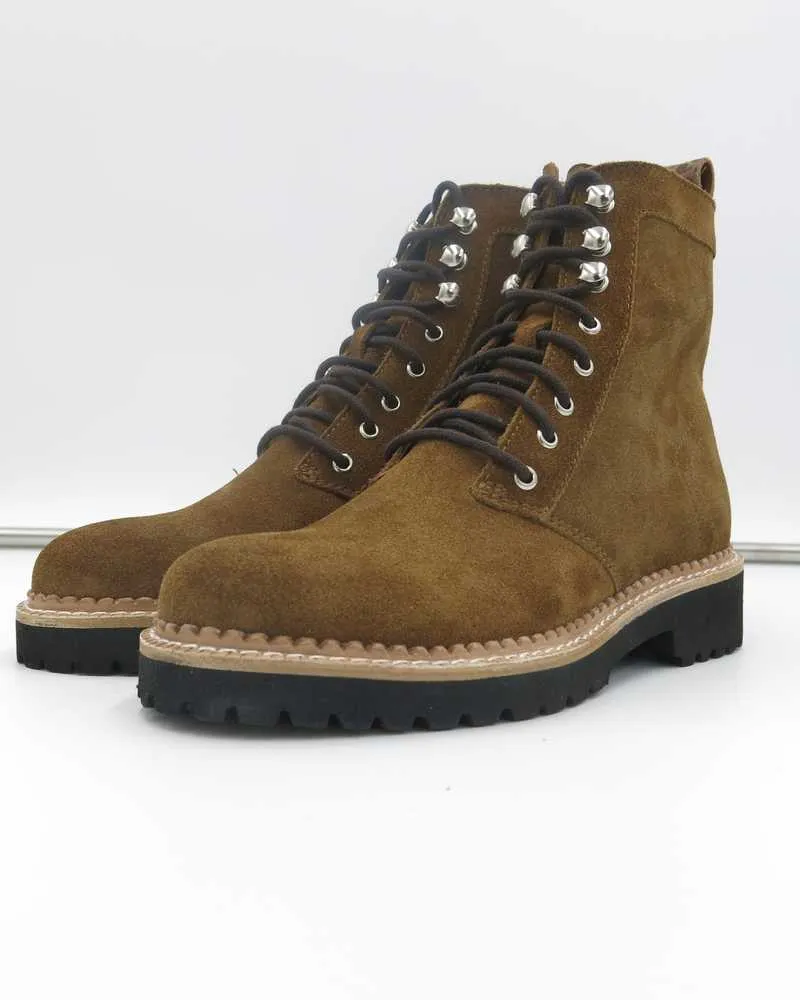 AVENA BOOTS DK BROWN SUEDE - re:vita