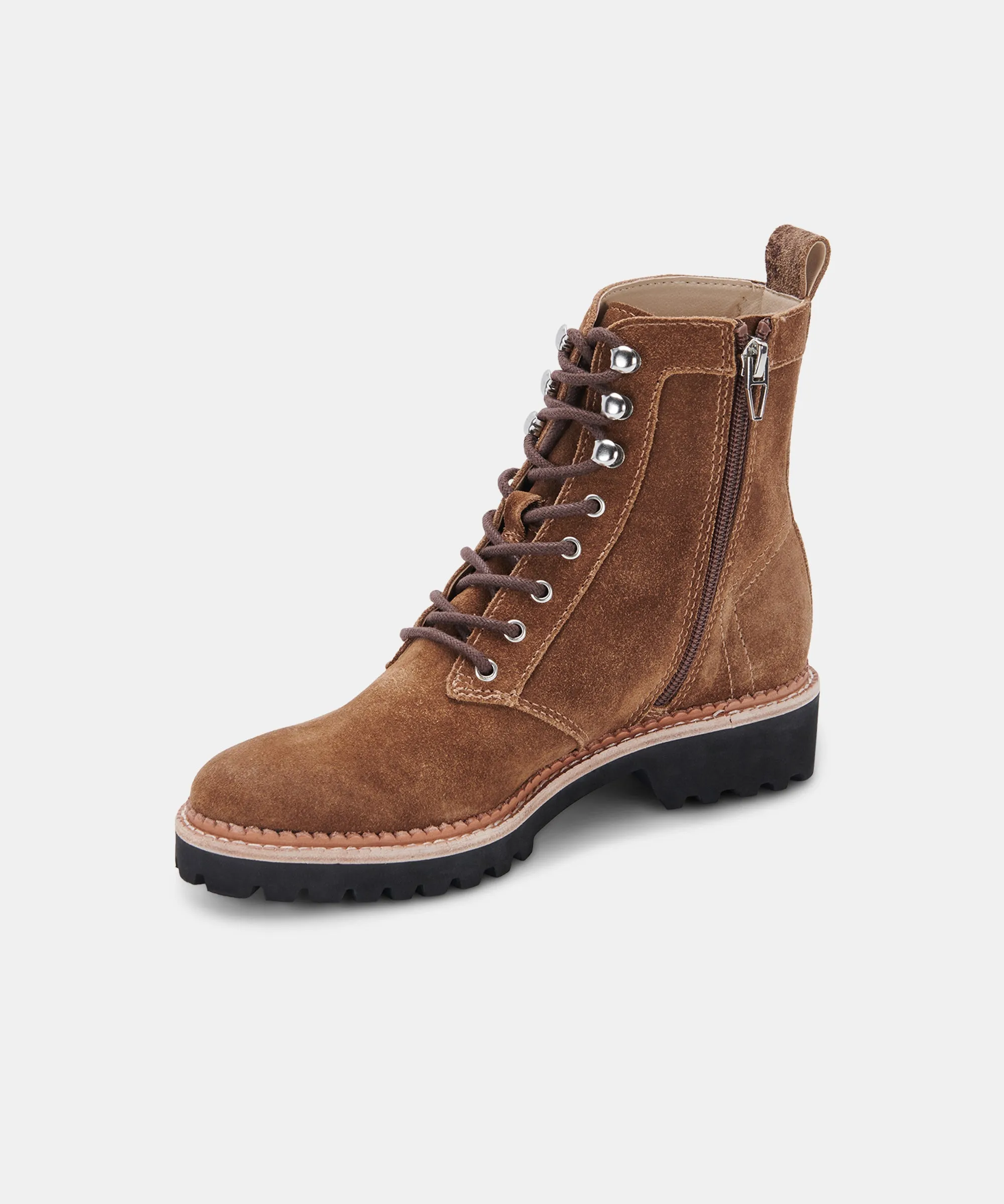 AVENA BOOTS DK BROWN SUEDE - re:vita