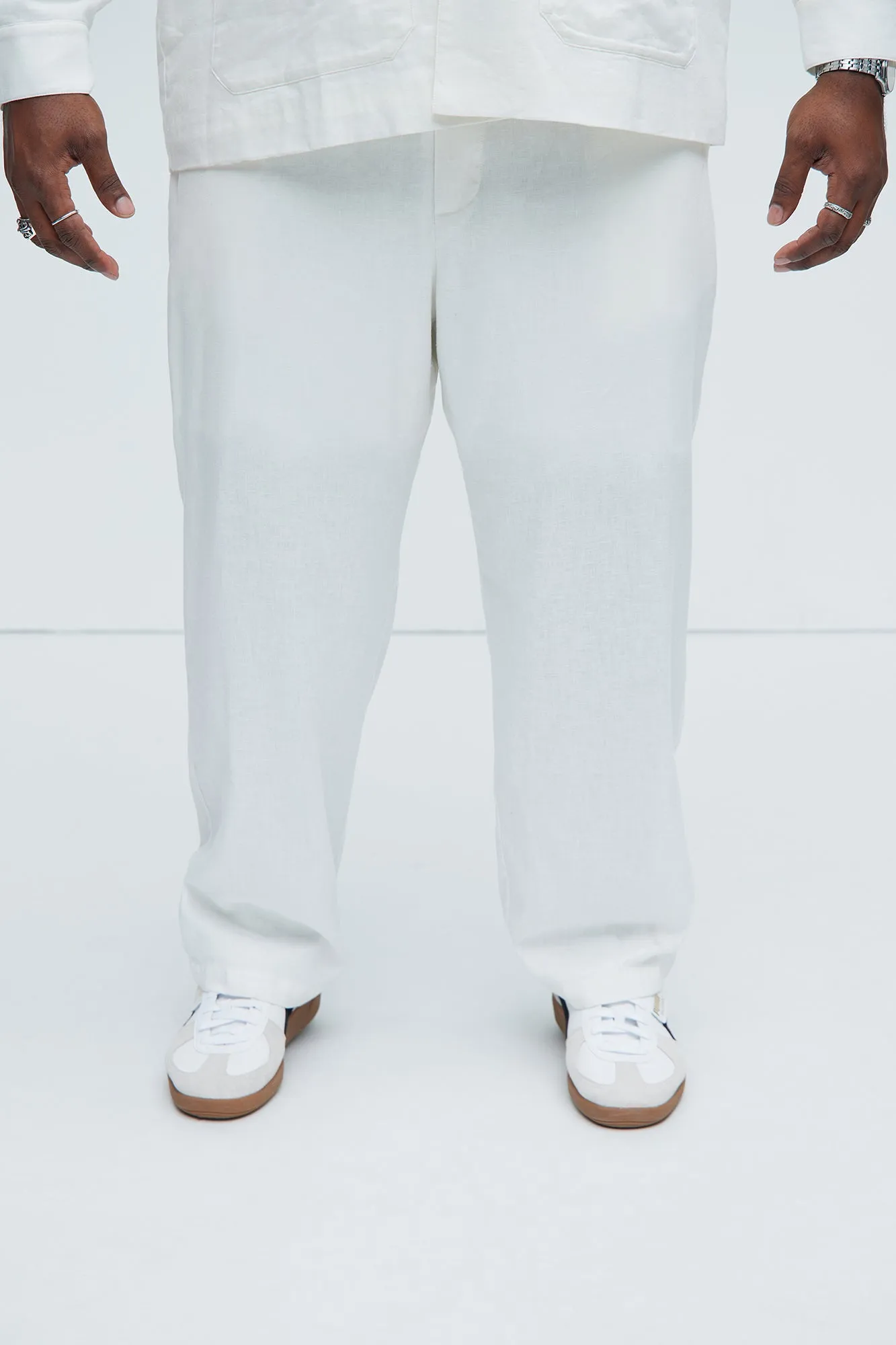 Bahamas Linen Pants - White