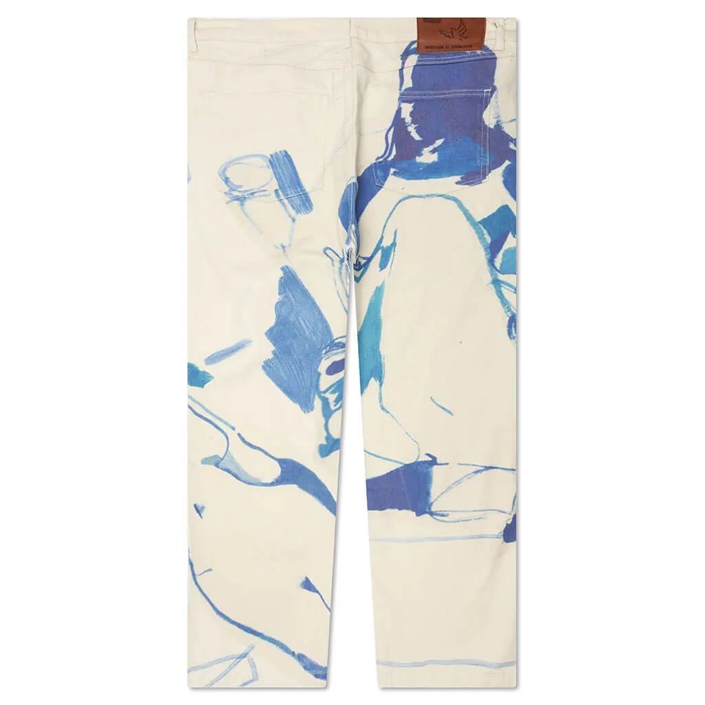 Bedroom Painting Pants - Cream