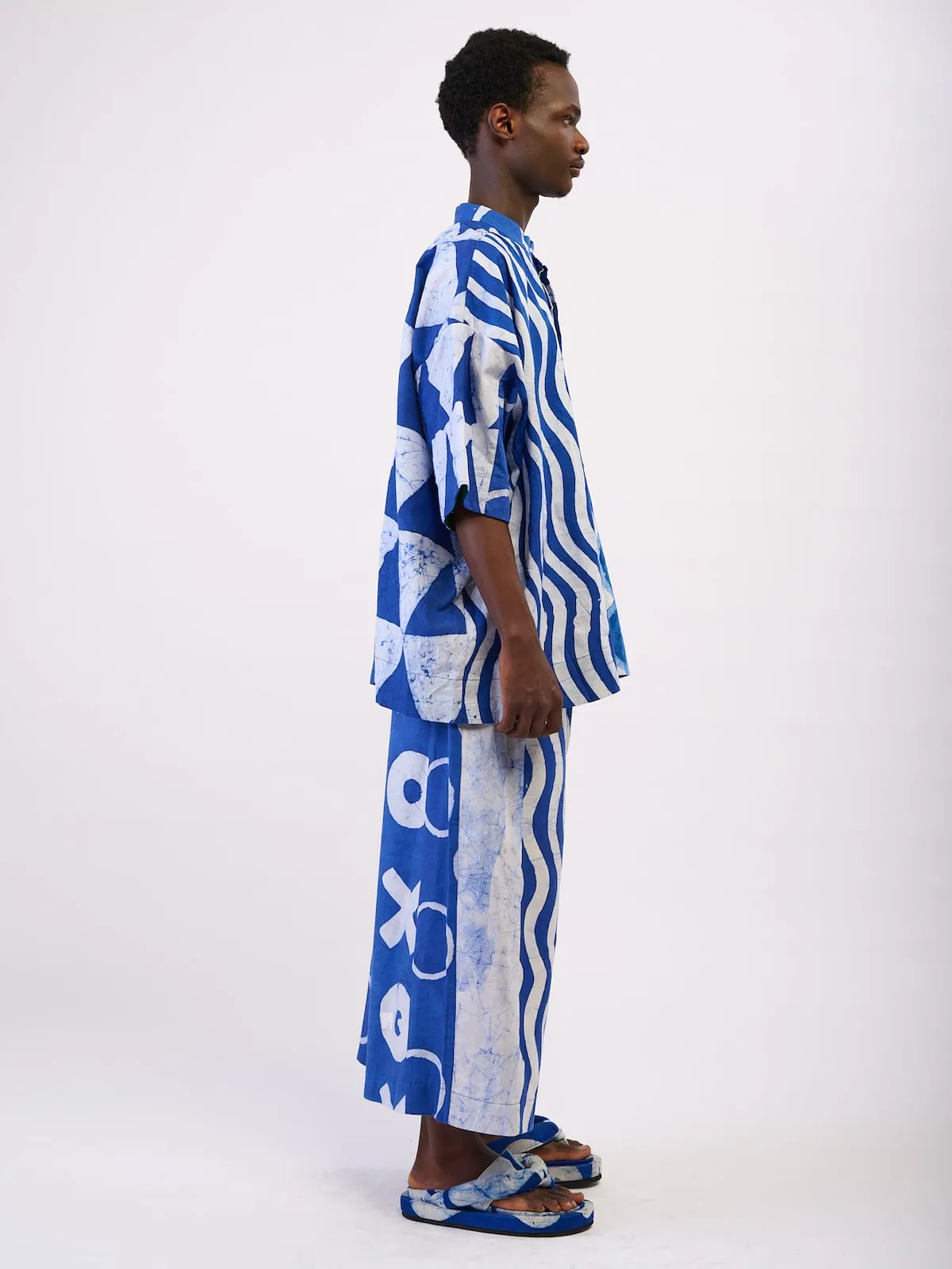 Blue & White Kano Pants