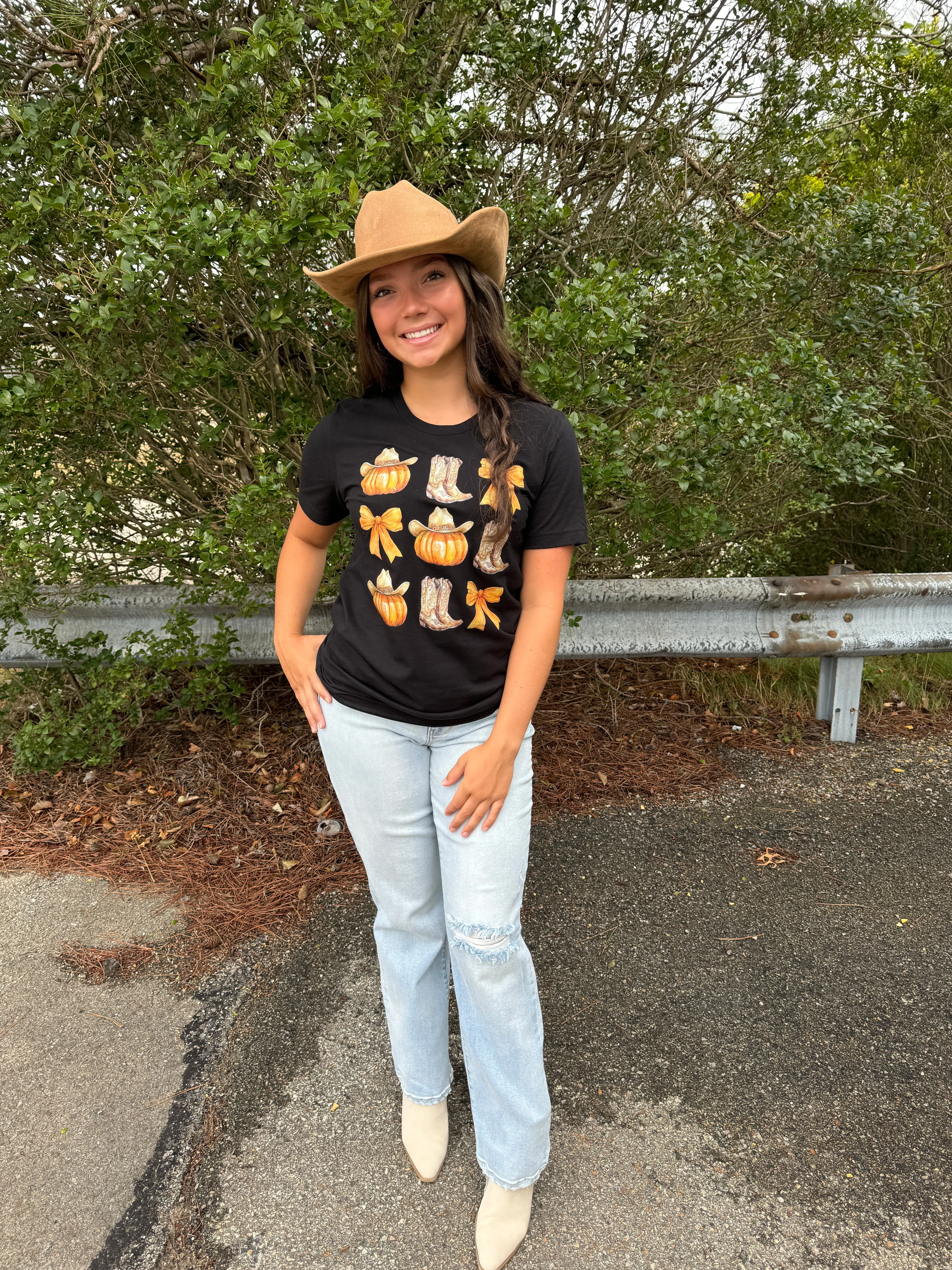 Boone - A Boots & Pumpkins Graphic Tee