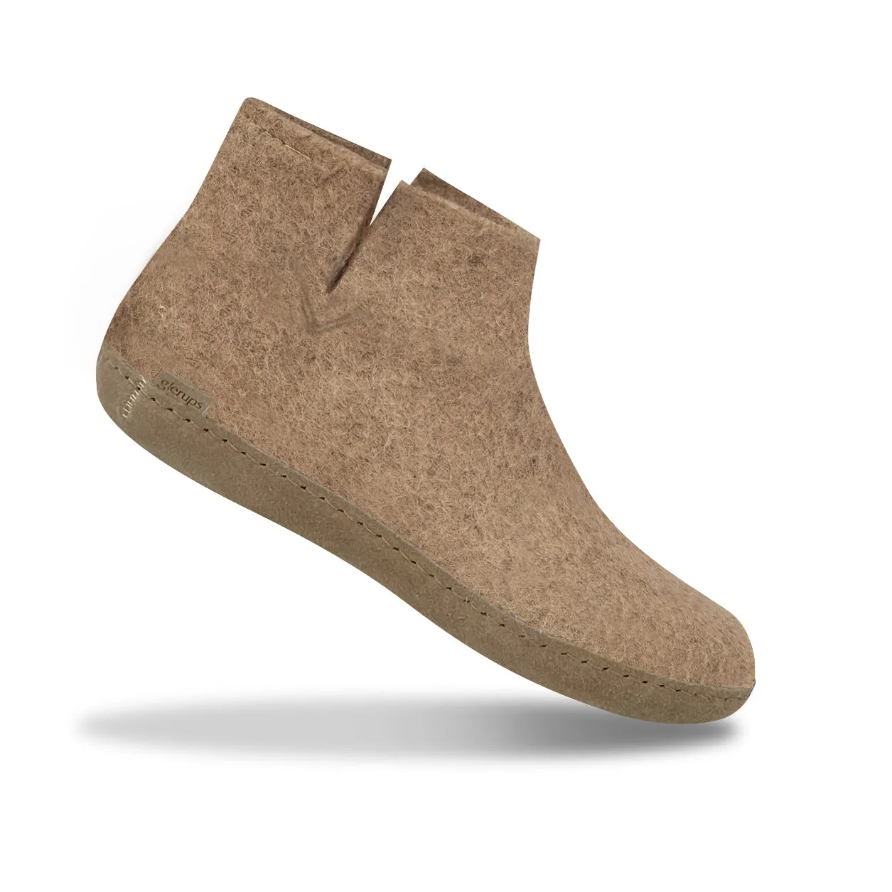 Boot with leather sole - Sand