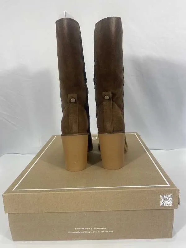 CADDIE PLUSH BOOTS COCOA SUEDE - re:vita