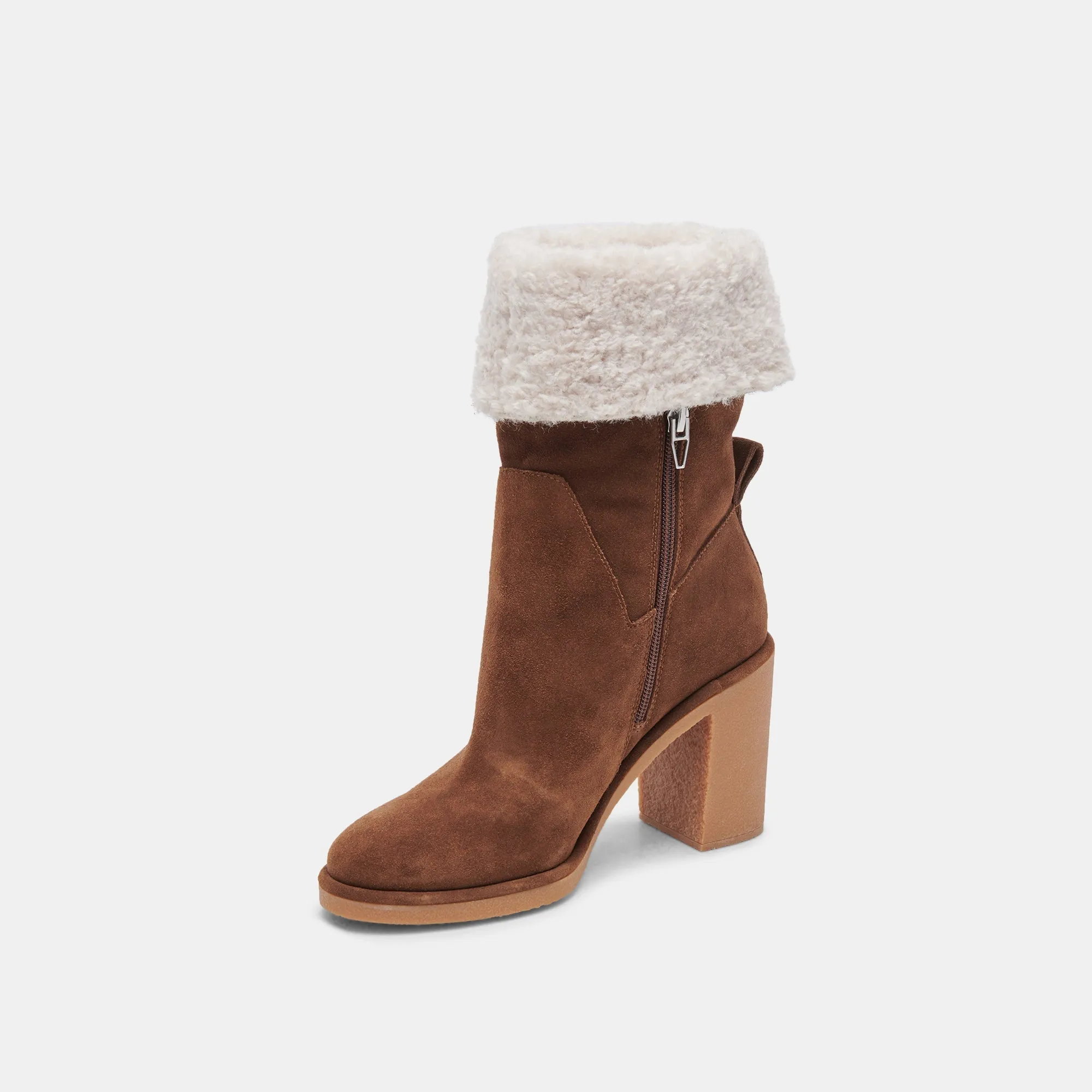 CADDIE PLUSH BOOTS COCOA SUEDE - re:vita