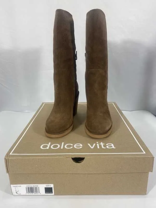 CADDIE PLUSH BOOTS COCOA SUEDE - re:vita