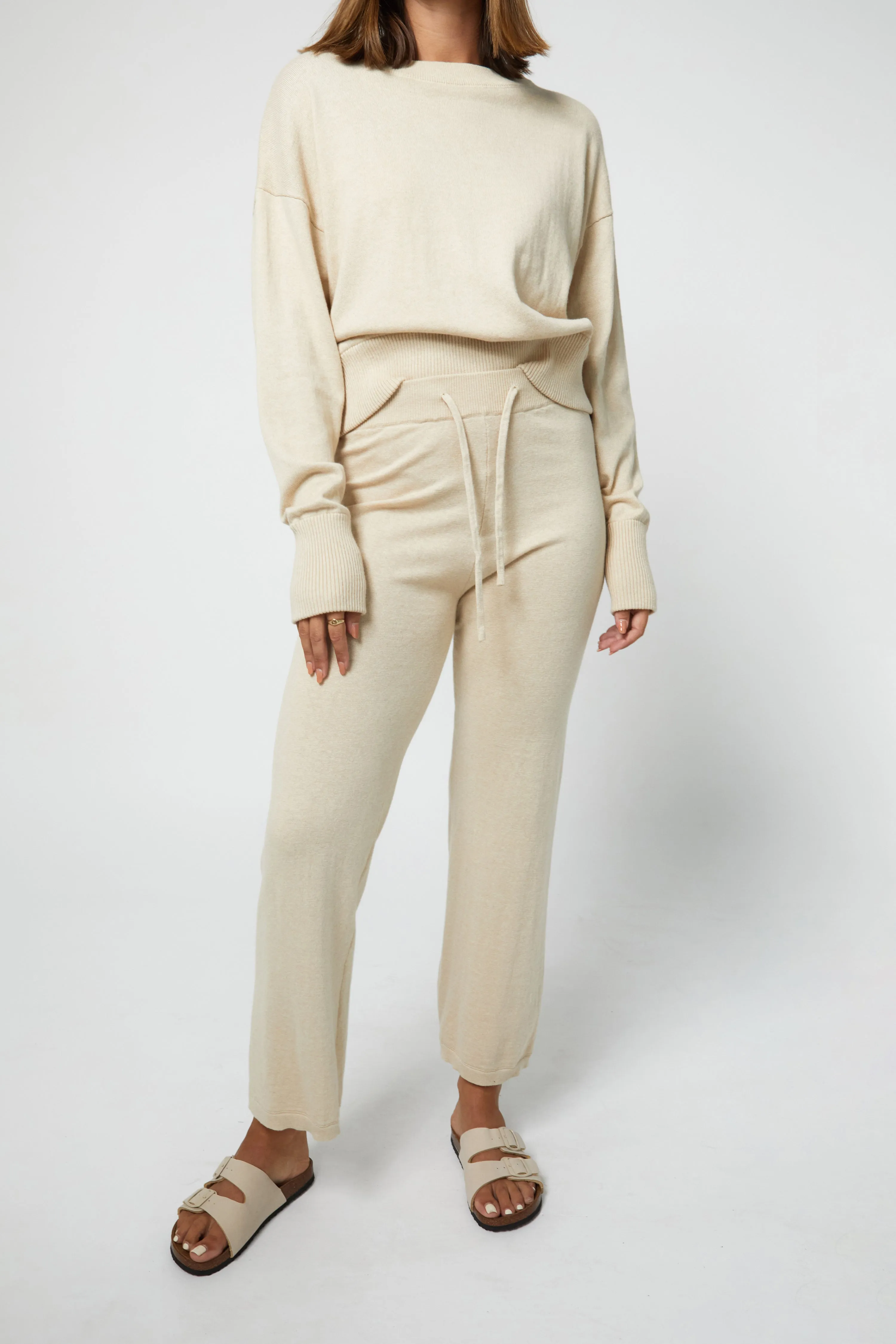 CALLIE LOUNGE PANT - CARAMEL