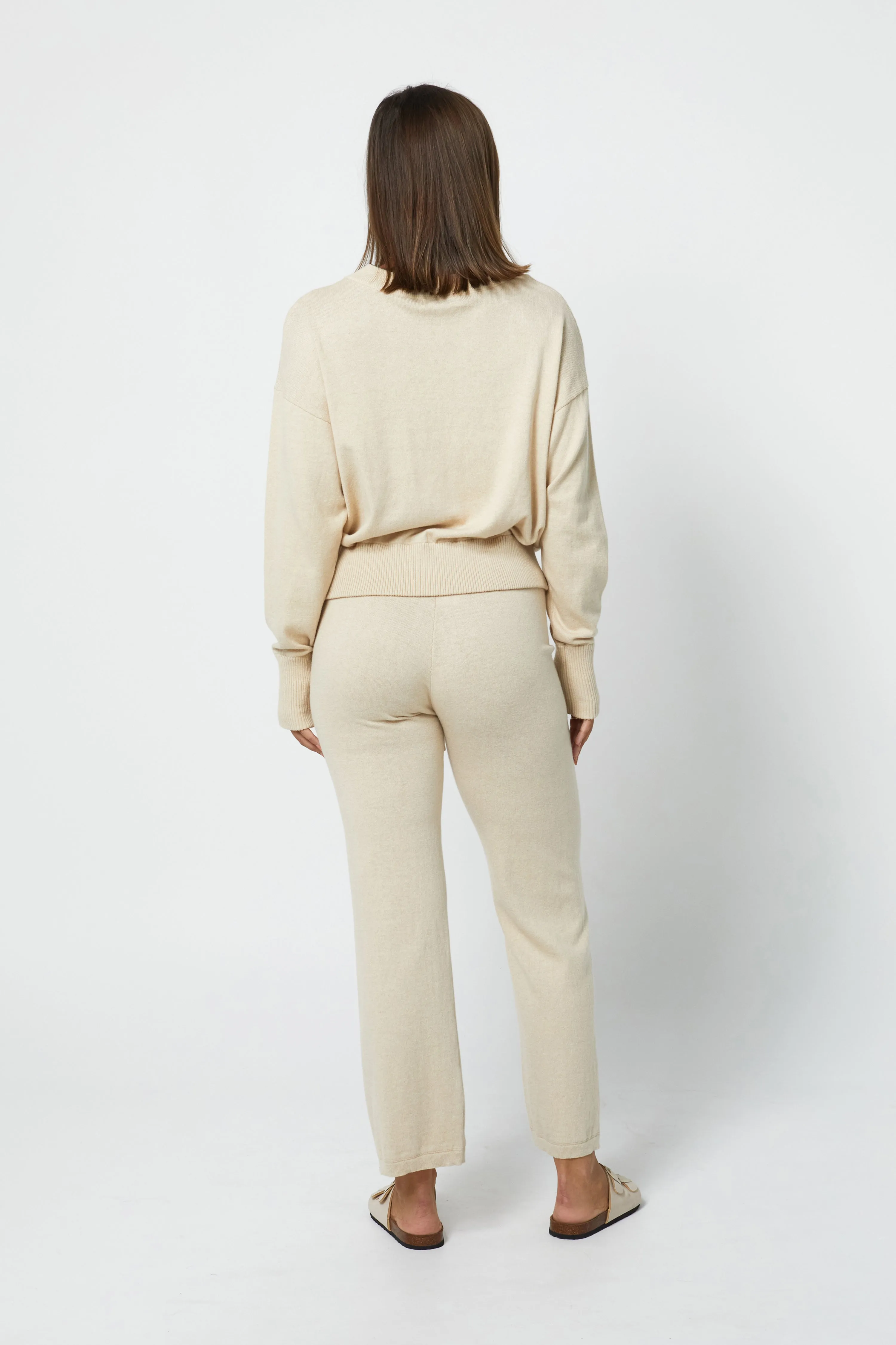 CALLIE LOUNGE PANT - CARAMEL