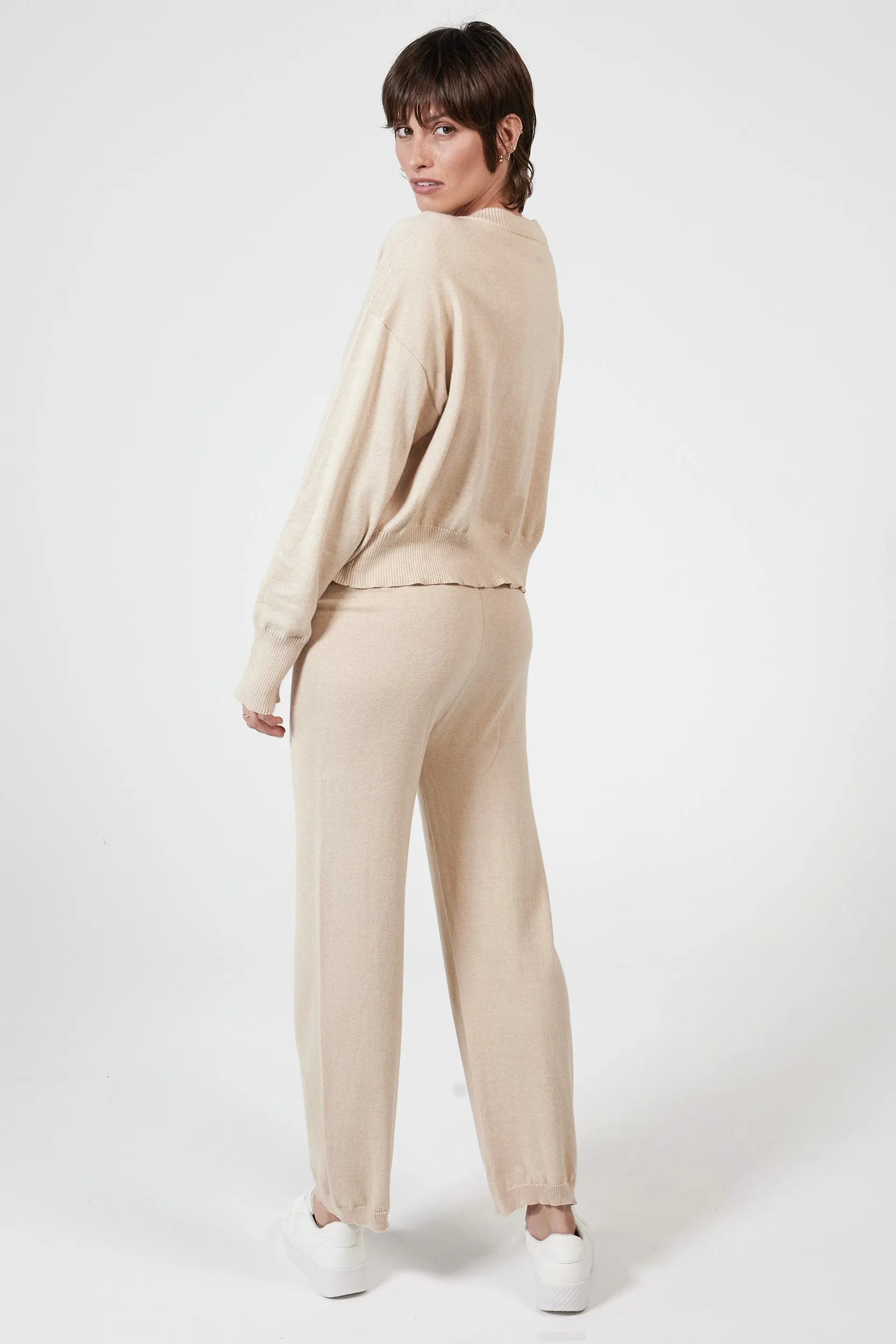 CALLIE LOUNGE PANT - CARAMEL