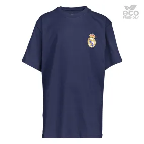 Camiseta Niños ECO Essentials Real Madrid Escudo Color Azul