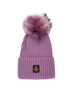 Cappello Donna Refrigiwear Snow Flake Pon Pon Viola