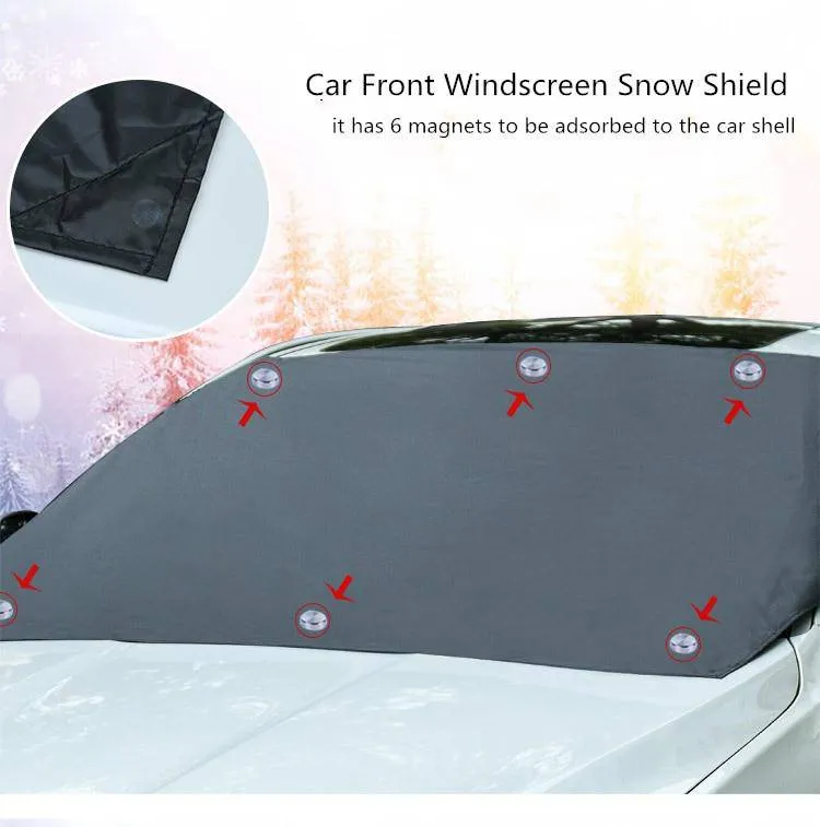 Car Magnetic Windshield Sunshade/Snow Cover 210*120cm Waterproof Protector