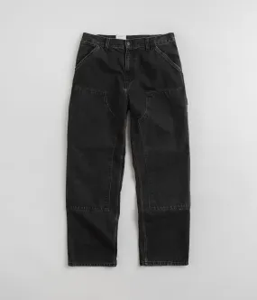 Carhartt Denim Double Knee Pants - Black Stone Washed