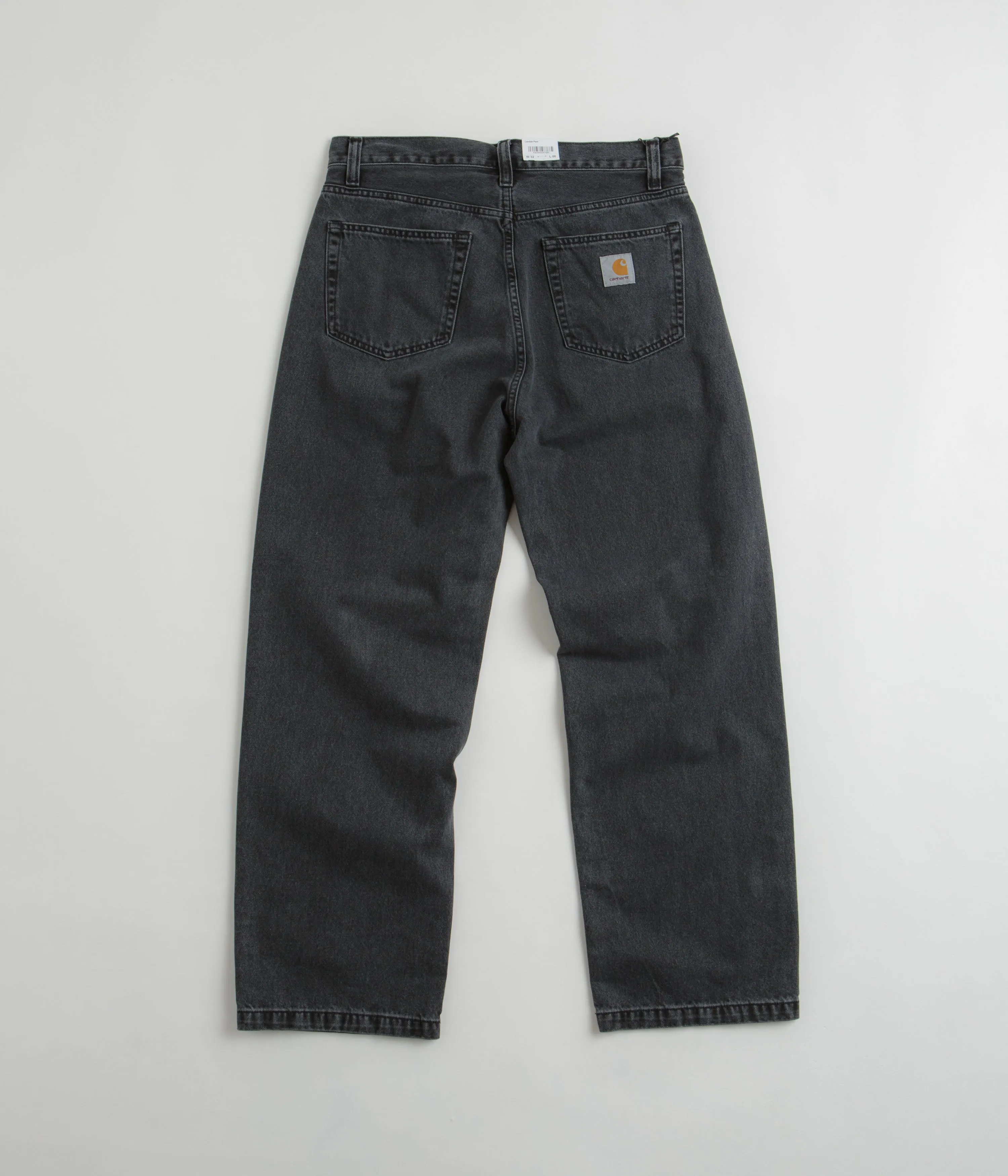 Carhartt Landon Pants - Black Heavy Stone Washed