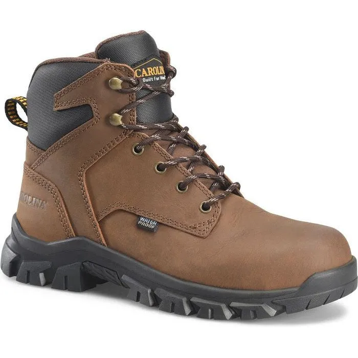 Carolina Men's Gruntz 6 Soft Toe Waterproof Work Boot -Brown- CA3093