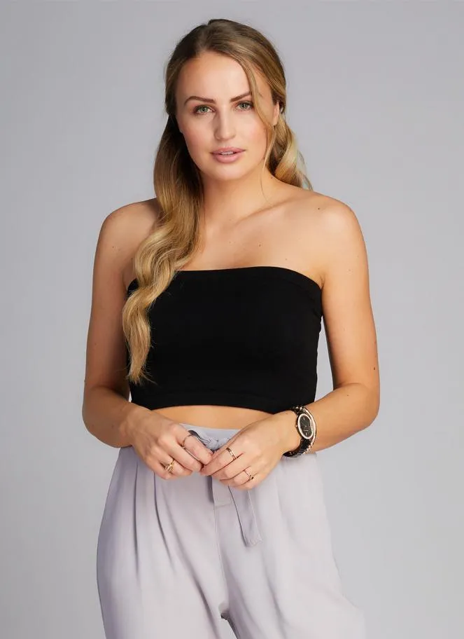 C'EST MOI Crop Tube Top