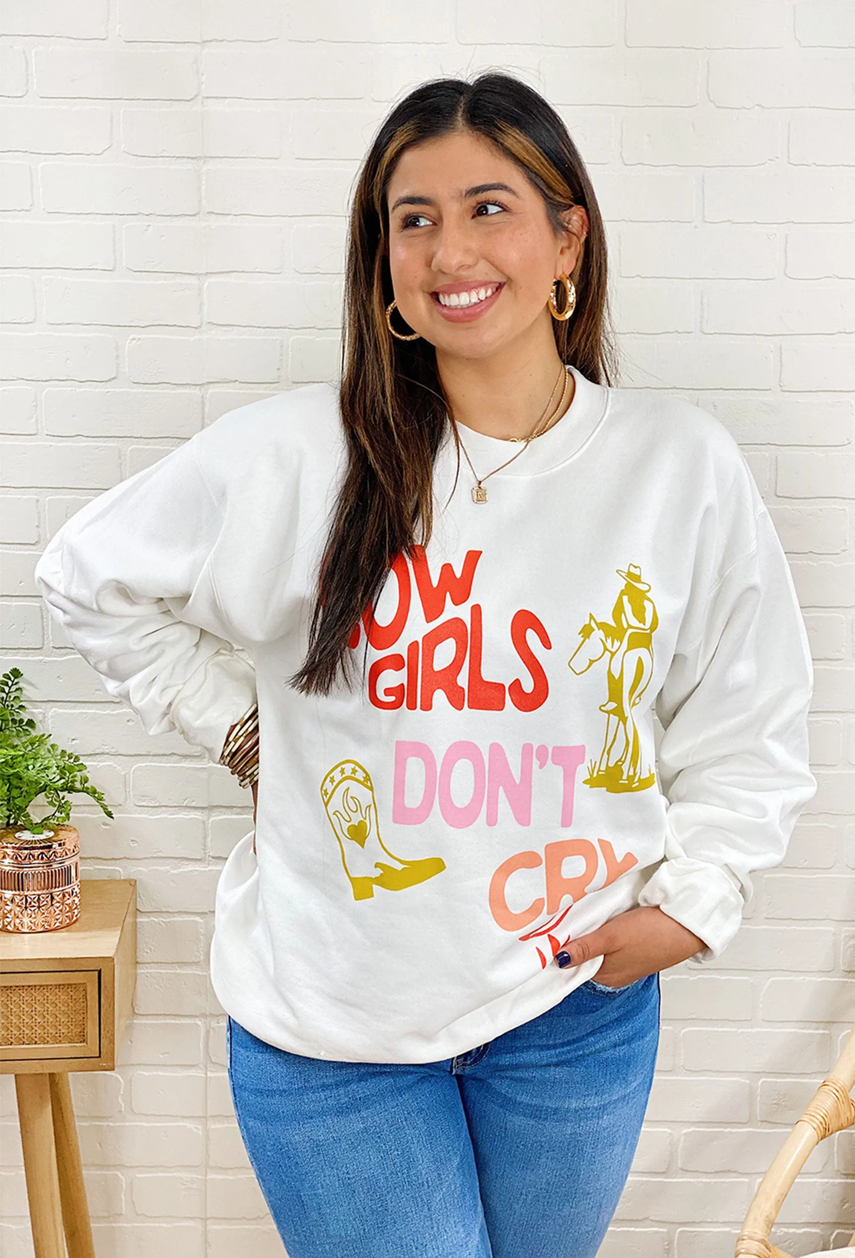 Charlie Southern: Cowgirls Don't Cry Sweatshirt