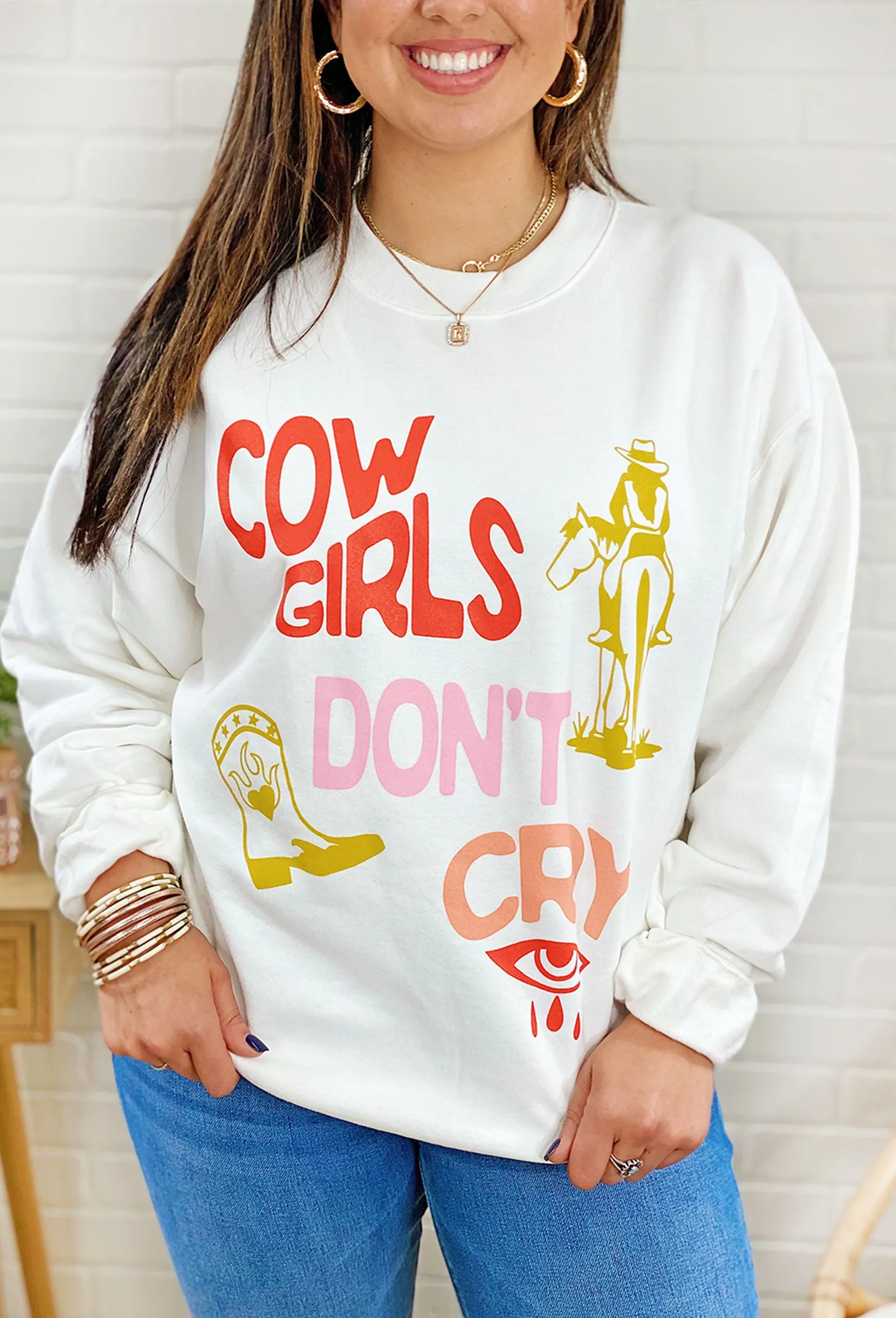 Charlie Southern: Cowgirls Don't Cry Sweatshirt