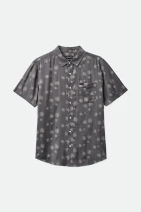 Charter Slub S/S Woven Shirt - Charcoal Sol