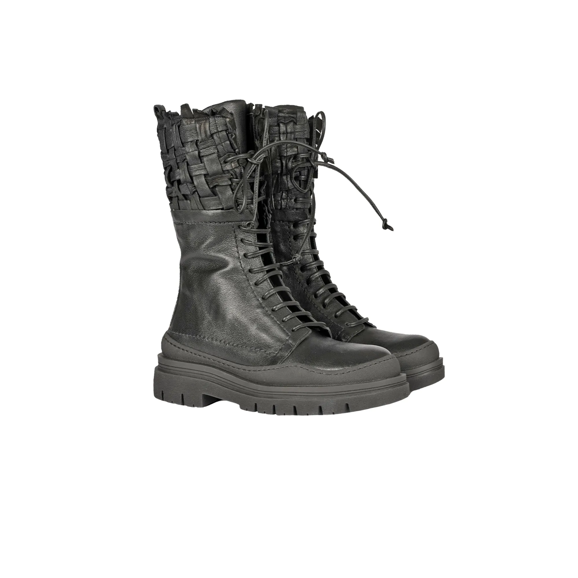 Combat Boot Intreccio Cesta