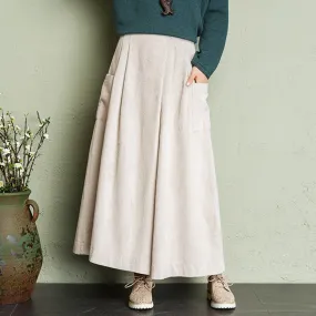 Corduroy Wide Leg Pants