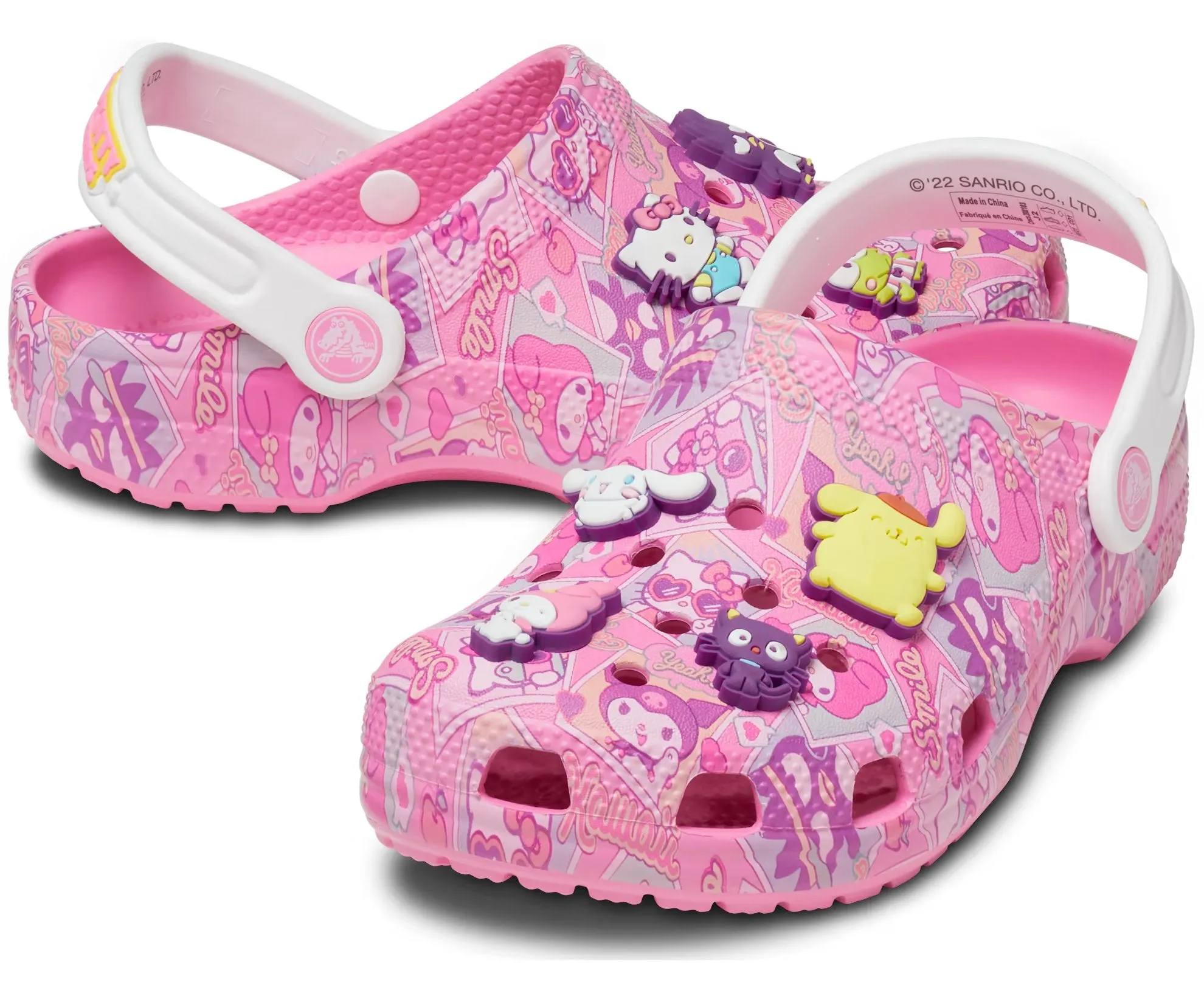 Crocs Classic x Hello Kitty and Friends baby clogs, pink