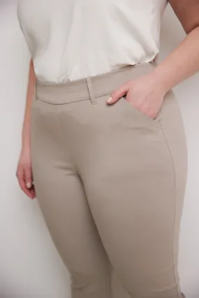 Curvy Pull-on Barely Bootcut Classic Pants