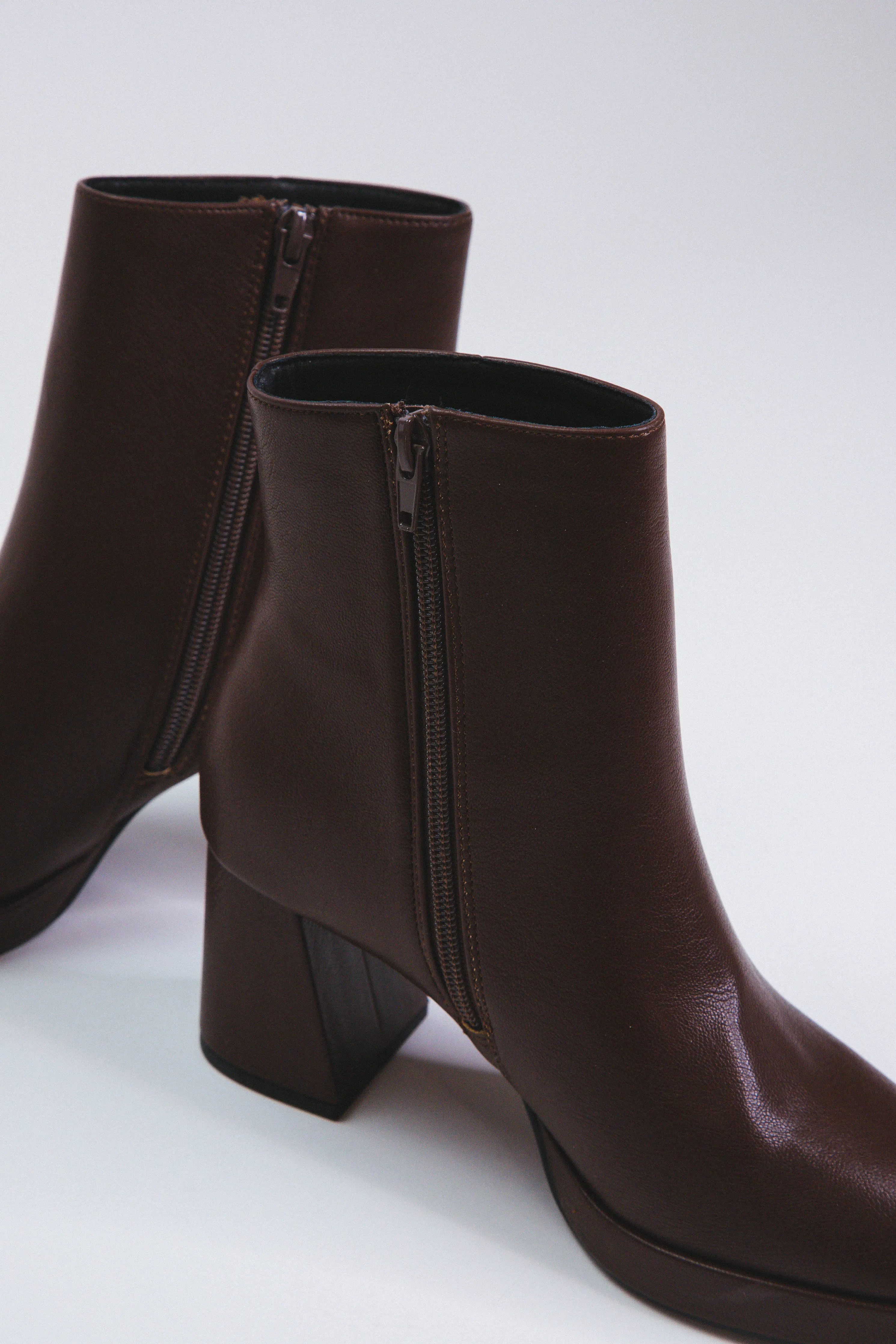 Dodger Platform Round Toe Bootie, Brown | Chinese Laundry