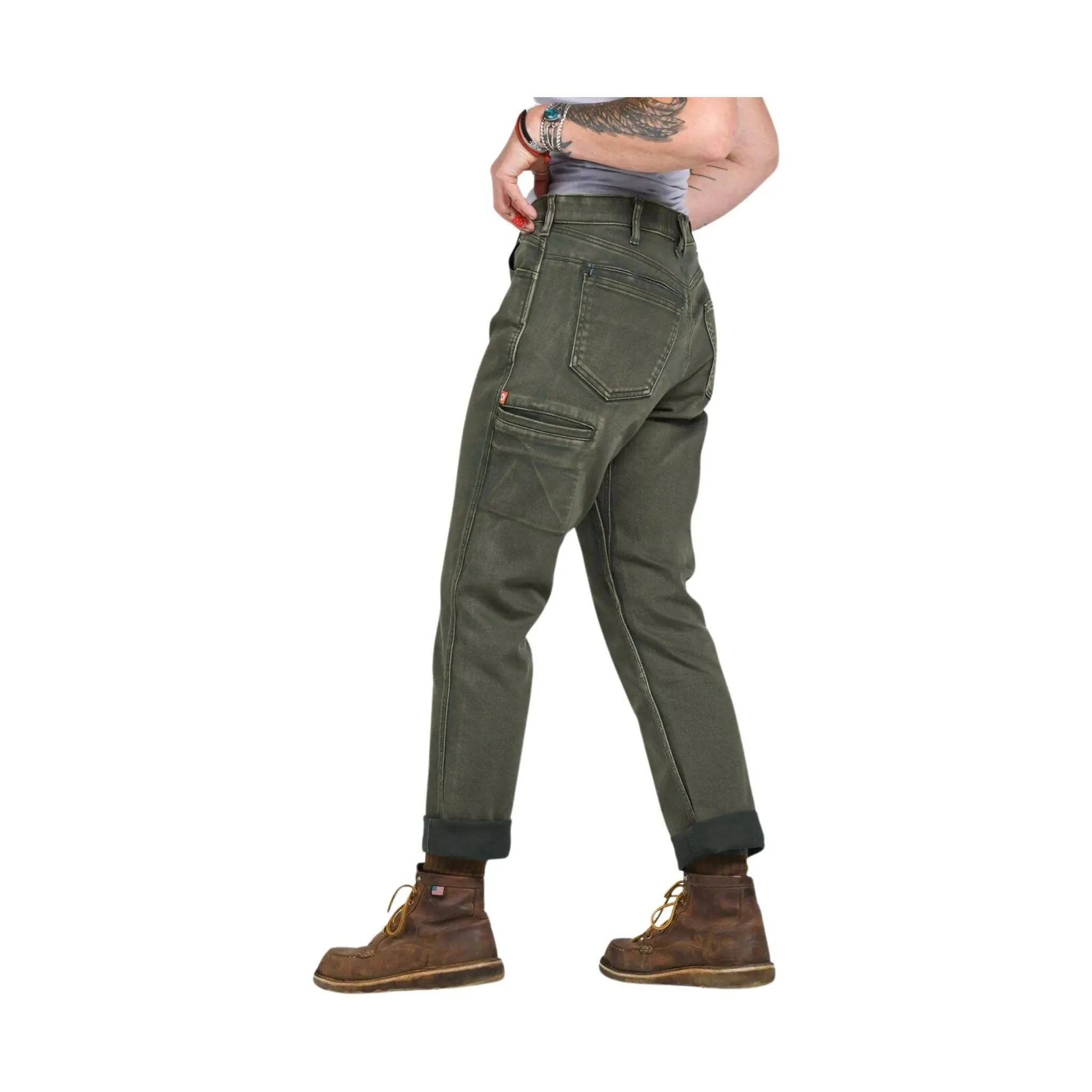 Dovetail Women's Shop Pant - Olive Green