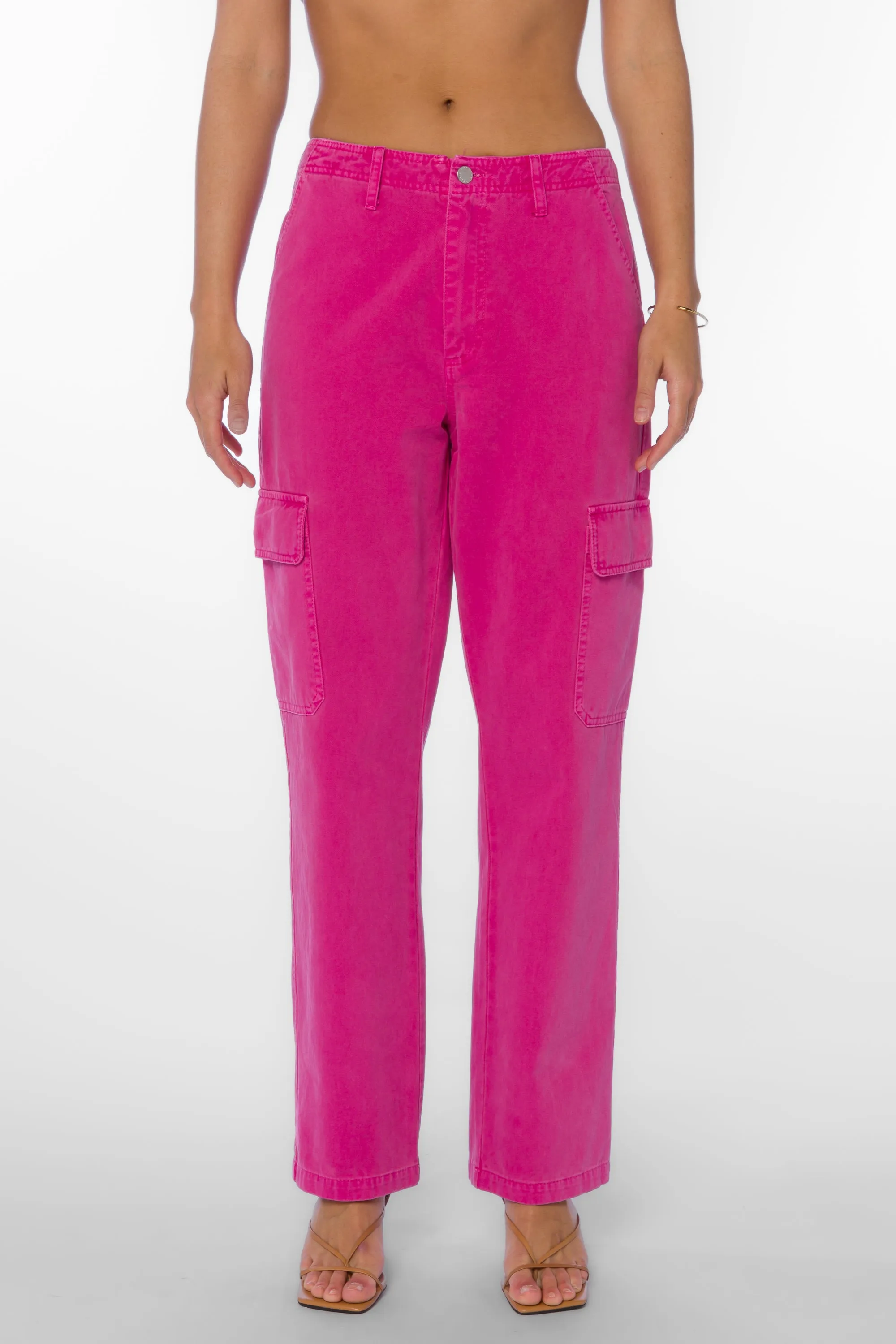 Dusty Hot Pink Pants