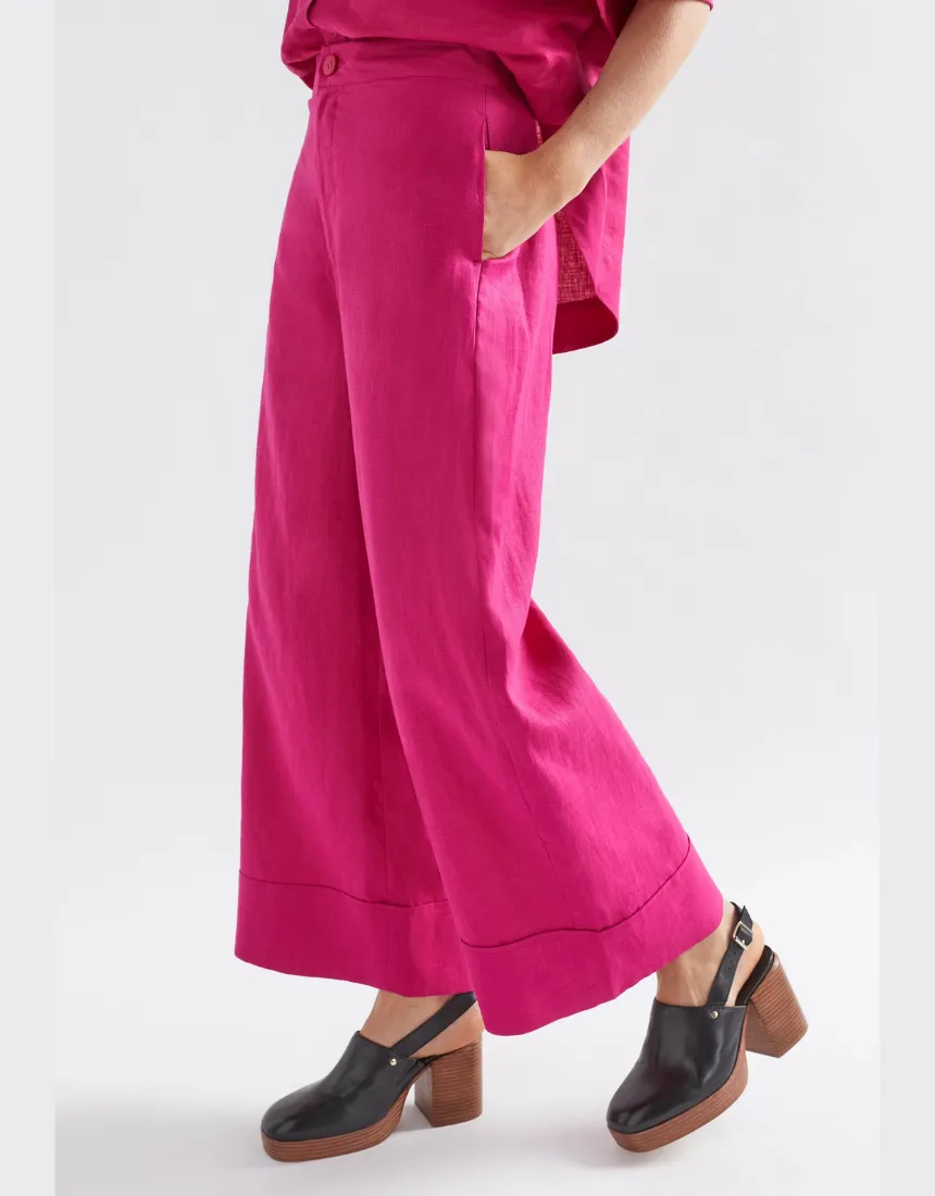 Elk - Anneli Light Linen Pant Bright Pink