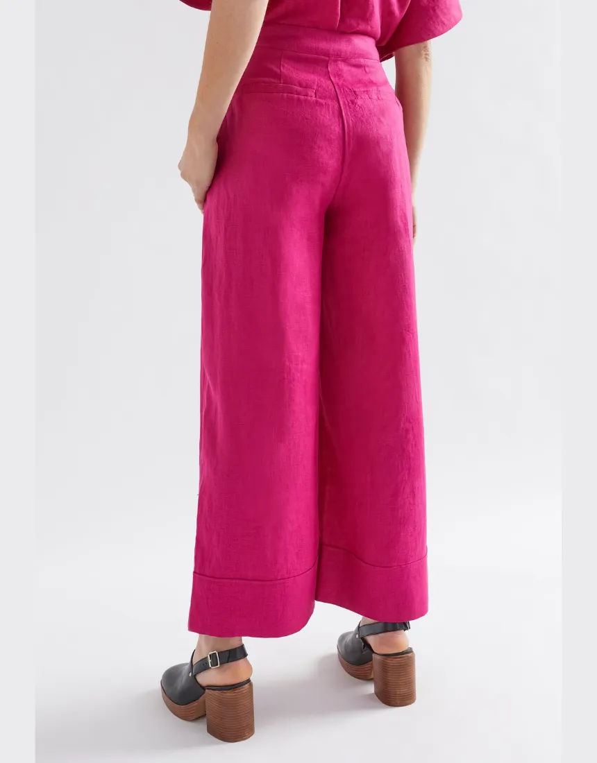 Elk - Anneli Light Linen Pant Bright Pink