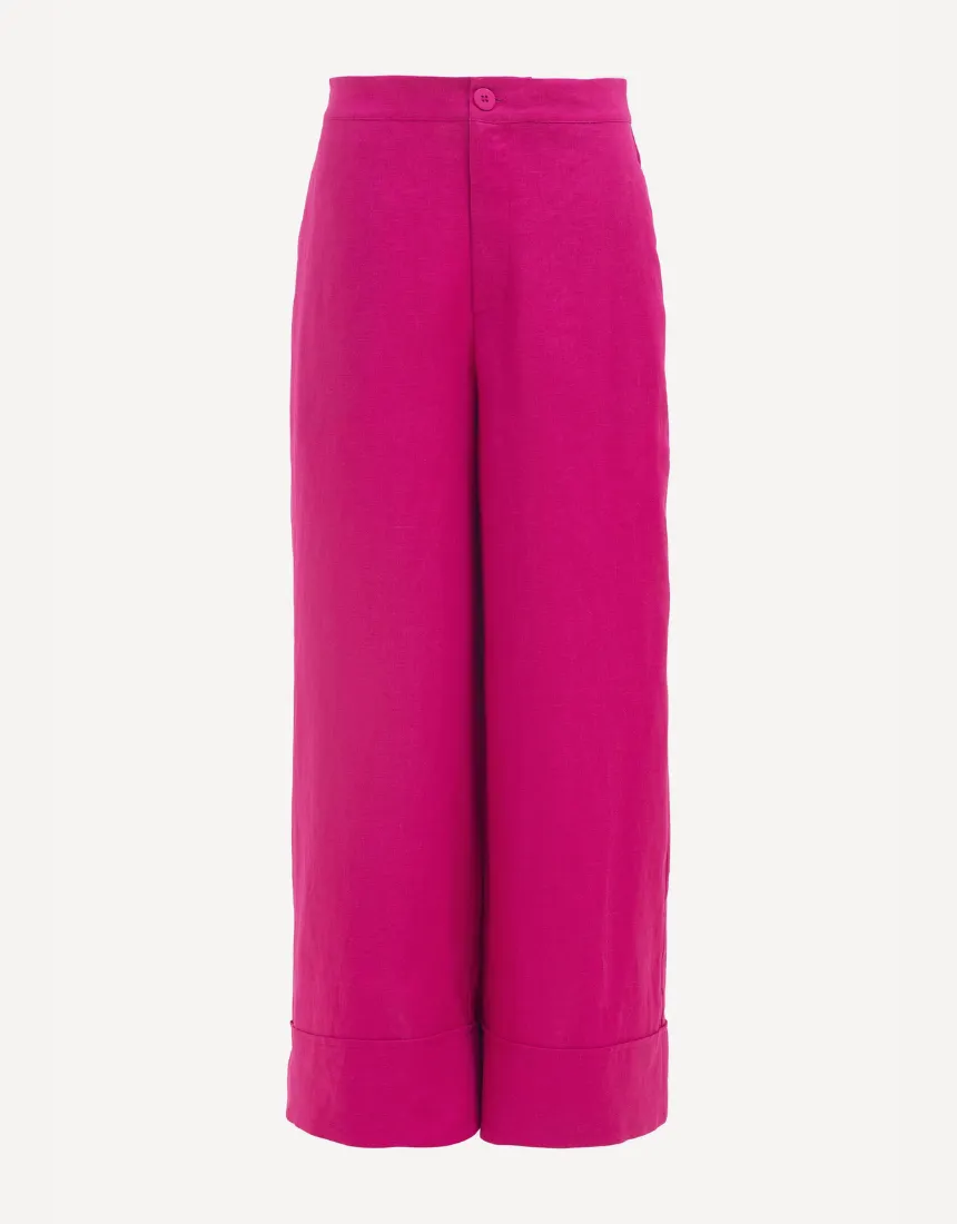 Elk - Anneli Light Linen Pant Bright Pink