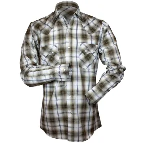 Ely Cattleman Men's Ombre Plaid Snap Shirt