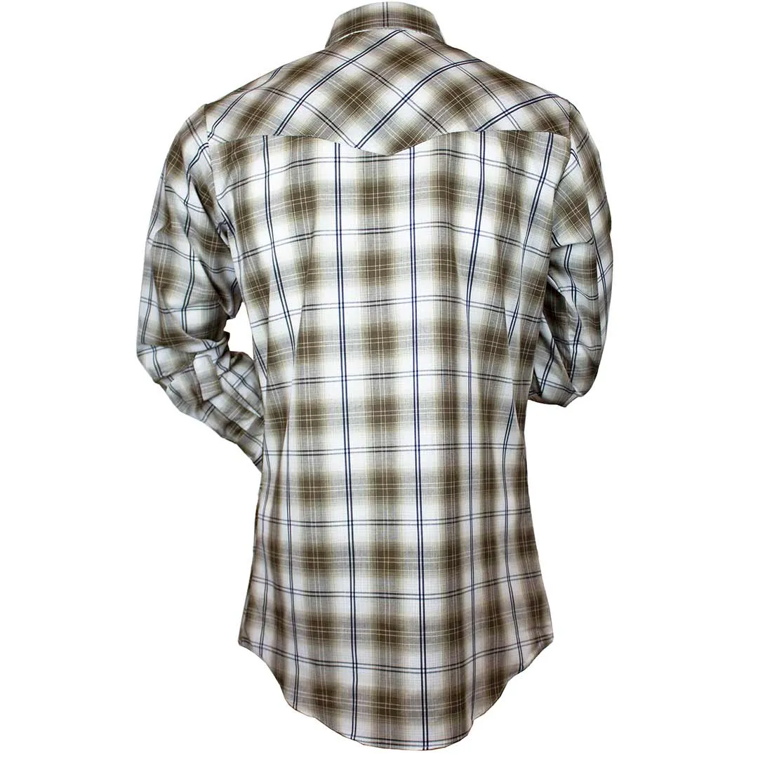 Ely Cattleman Men's Ombre Plaid Snap Shirt