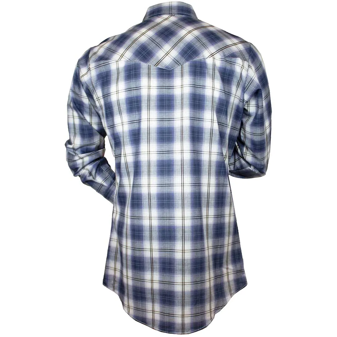 Ely Cattleman Men's Ombre Plaid Snap Shirt