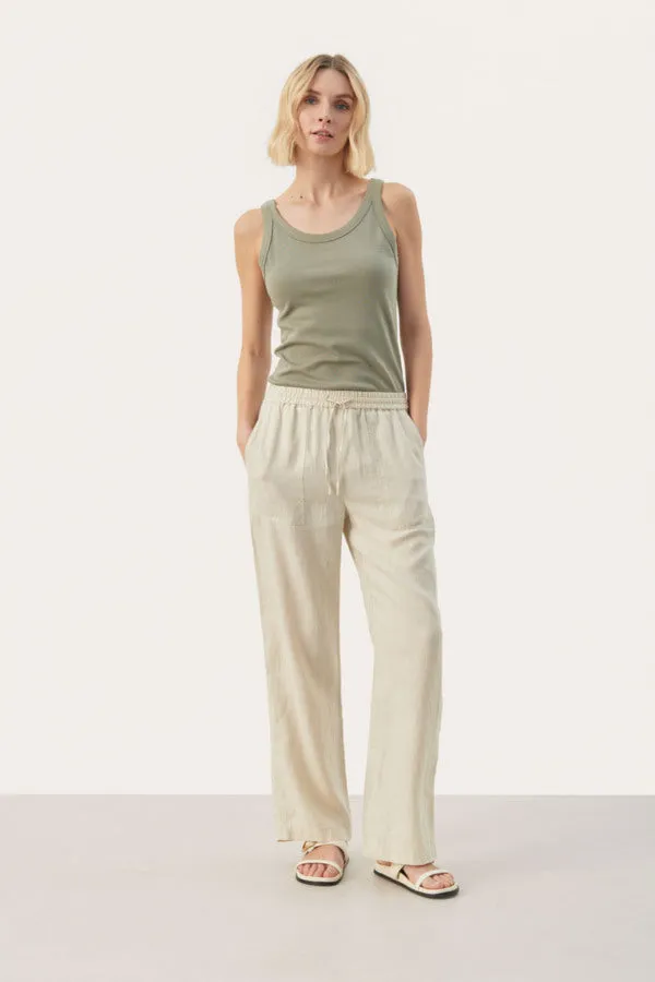 ENIOLA LINEN PANT (FRENCH OAK) - PART TWO