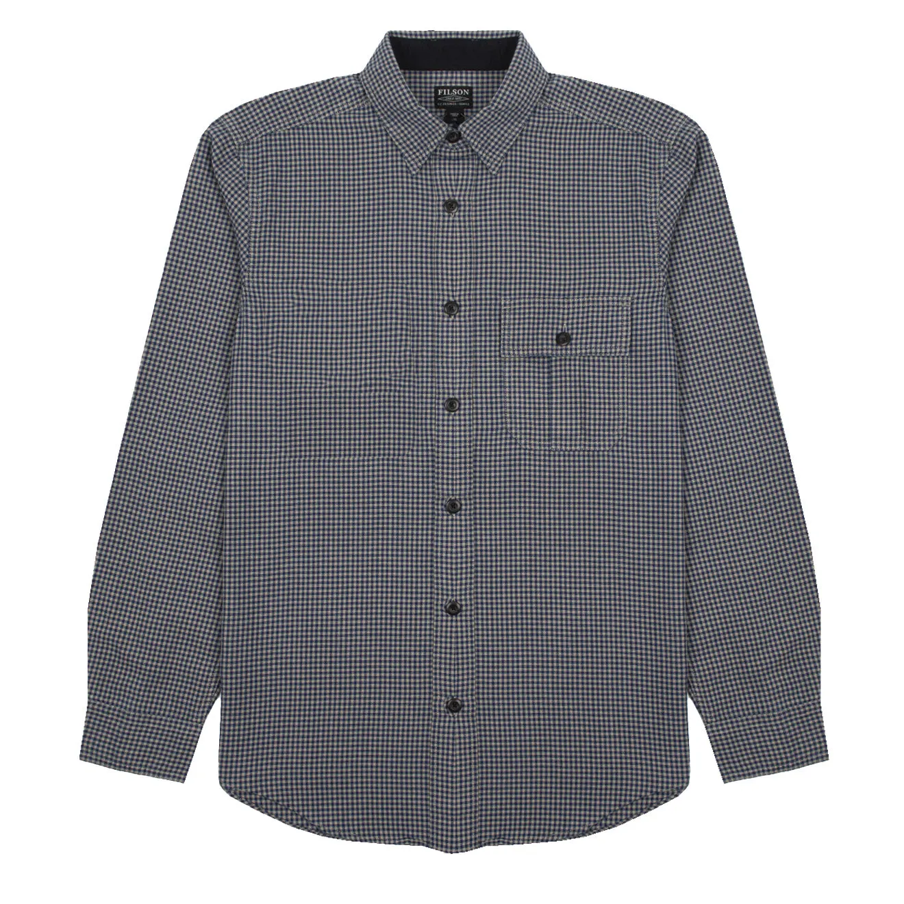 Filson Rustic Oxford Shirt Indigo / Khaki / Chalk