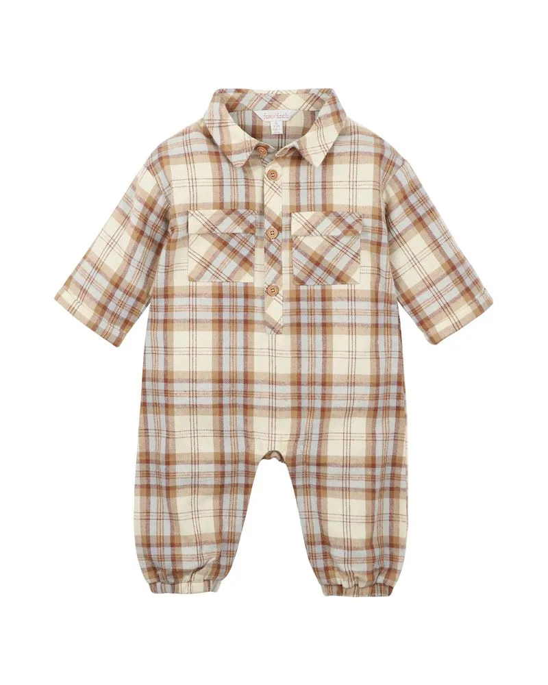 Fox & Finch Nevada Check Shirt Romper