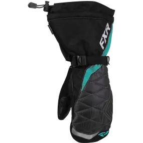 FXR Fusion Womens Mitt Black Mint