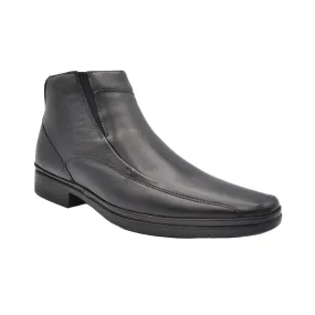 Gavel Leo Lambskin Black Leather Boots