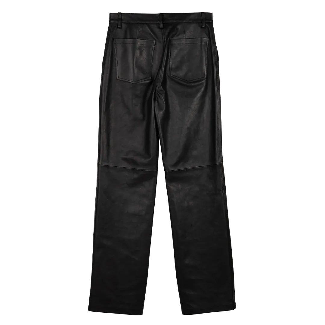 High Waste Leather Pants