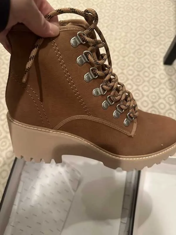 HUEY HIKER BOOTS WHISKEY NUBUCK - re:vita